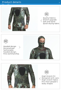 Kamuflaj 3mm 5mm spor özel Spearfishing All in One yetişkin sörf dalış neopren kamuflaj Wetsuit