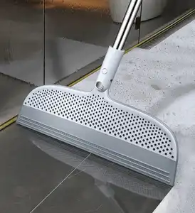Joybos 50Inch Magic Sweep Bezem 2-In-1 Siliconen Verwisselbare Bezem Cleaning Droog Mop Floor Cleaning Zuigmond