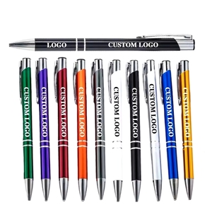 Penna a Sfera in Metallo Promozionale con Marchio <span class=keywords><strong>GYM</strong></span> - Regalo Aziendale Personalizzato - Product Image 4