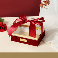 Luxus Acryl Sweet Box Souvenir Acryl Candy Box Hochzeit mit exquisiten Band