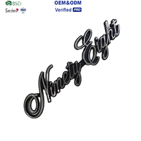 Emblème de voiture en plastique ABS chromé sur mesure, logo 3D, badge de voiture, autocollant en lettres chromées, emblèmes de voiture, badges de voiture en gros, autocollants de voiture