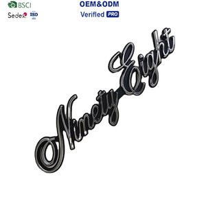 Emblema de Coche Personalizado de Plástico ABS Cromado, Logotipo 3D, Insignia de Coche, Adhesivo con Letras Cromadas, Emblemas de Coche al por Mayor, Adhesivos para Coche - Product Image 1