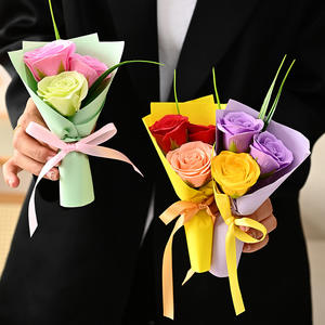 <span class=keywords><strong>ช่อ</strong></span><span class=keywords><strong>ดอกไม้</strong></span>ประดิษฐ์ขนาดเล็กสำหรับวันวาเลนไทน์ ทนทาน ใช้งานได้ยาวนาน เหมาะสำหรับตกแต่งบ้าน ชั้นวาง โต๊ะทำงาน ของตกแต่งดอกไม้ ขายส่ง - Product Image 3