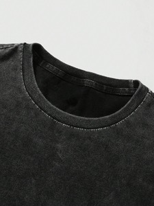 เสื้อยืดคอกลมทรงหลวมสไตล์เรโทรสำหรับผู้ชาย - สามารถปรับแต่งได้ เหมาะสำหรับทั้งชายและหญิง.F10 - Product Image 4