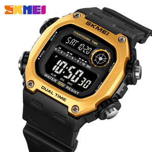 <span class=keywords><strong>Skmei</strong></span> 2126 nouveau design chinois homme montre numérique Offre Spéciale bracelet en PU lumineux multi fonction stockage décontracté montre reloj - Product Image 1