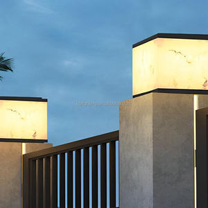 Современные наружные светильники для внутреннего двора, водонепроницаемые солнечные светодиодные фонари для колонн, солнечные заборы, Светильники для внутреннего двора, Ip65 - Product Image 3