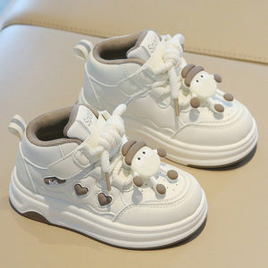 Zapatillas de Lona de Caña Alta para Niños, Primavera-Otoño 2026, Antideslizantes, con Suela Suave, Casuales, para Niños y Niñas - Product Image 2