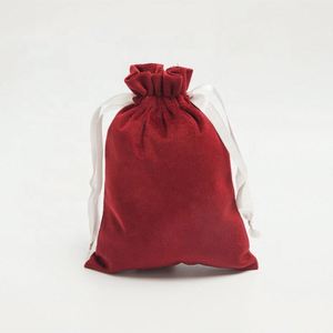 Sacs à cordon personnalisés avec logo pour bijoux, pochettes cadeaux anti-poussière, sacs en velours pour cosmétiques, sacs en velours pour bijoux - Product Image 4
