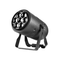 Par LED de Aluminio 7X40W con Control de Punto, Efecto Ojo de Abeja, RGBW 4en1, CTO 350W, Zoom, Control DMX512 para Bodas, Iglesias y Eventos