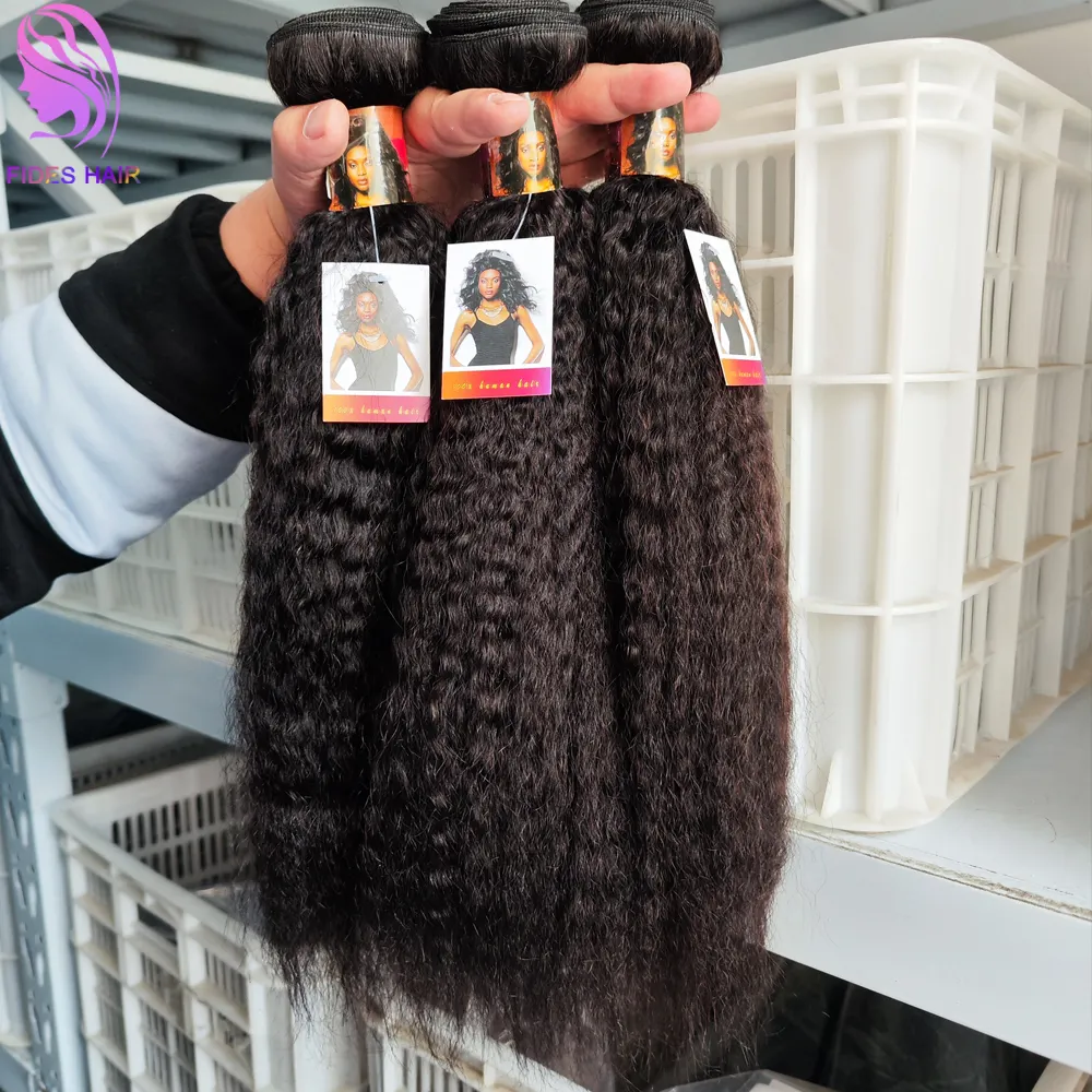 100g Kinky Straight virgin brazilian hair bundles indian human hair extension 100% natural raw virgin hair bundles extensions