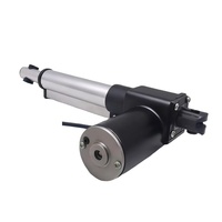 Actionneur linéaire 6000N 12V 24V, vérin électrique pour meubles intelligents, élévateur de meuble TV, course réglable