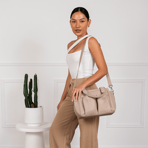 Nouveautés 2026 : Sacs à bandoulière et sacs à langer pour <span class=keywords><strong>femme</strong></span> en <span class=keywords><strong>cuir</strong></span> végétalien, organisateur de poussette, porte-gobelet et porte-bouteille - Product Image 1