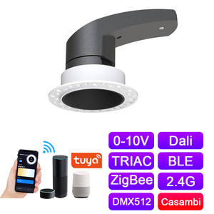 LEDEAST BG-BKTWBK Downlight <span class=keywords><strong>LED</strong></span> Dimmable 0-10V Dali, CRI élevé, Contrôle Intelligent Tuya, <span class=keywords><strong>Spot</strong></span> de Plafond Réglable pour Intérieur - Product Image 1