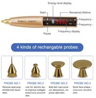 Stylo à plasma professionnel à double poignée pour le nettoyage de la peau, anti-âge, élimination des taches et des rides, lifting du visage, machine 2 en 1