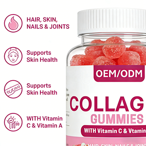 Collagène OEM 60 Gummies |   Complément alimentaire pour adultes à la saveur de pastèque, enrichi en vitamine C, pour les cheveux, la peau, les ongles, les articulations, amélioration de la densité osseuse - Product Image 3