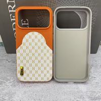 Casing Ponsel Pria Berkualitas Tinggi Bahan TPU Rasa Kulit Gaya Bisnis untuk iPhone 13 15 16 17 Pro Max & Model Android
