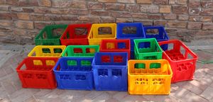 เครื่องฉีดพลาสติกสำหรับผลิตกล่องพลาสติกบรรจุขวดแก้วขนาด 12 และ 24 ขวด สำหรับบรรจุเบียร์ <span class=keywords><strong>นม</strong></span> โคล่า - Product Image 3