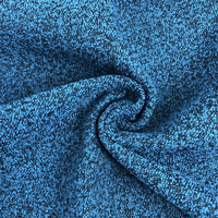 Tissu de canapé en microfibre 100 % polyester, jacquard bicolore, tricot uni, fil teint, directement de l'usine