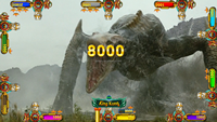 GODZILLA 2 KING OF THE MONSTERS Video Game mesin 10 pemain permainan memancing