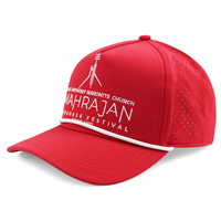 Casquette de golf personnalisée HN10 avec broderie, casquette de sport 5 panneaux avec visière incurvée et cordon, tissu imperméable, casquette de baseball Gorras