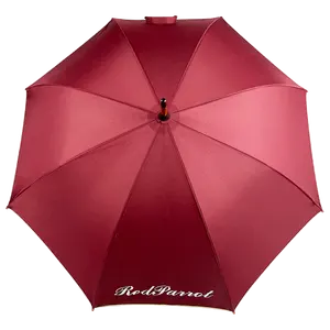 Tốt nhất ô Nhà cung cấp bán buôn J tay cầm bằng gỗ Gậy thẳng gỗ ô cho mưa tùy chỉnh guarda chuva với logo