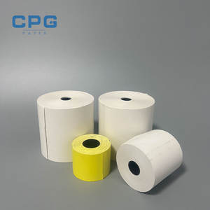 Factory Direct Thermal Receipt <b>Paper</b> 80x60mm 58gsm Back Printing POS Machine <b>Paper</b> Till Roll Eco-Friendly Heat Sensitive <b>Paper</b> - Product Image 1
