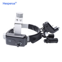 4X 5X 6X 8X Magnifier Dental Medical Headlight Prismatic Loupes with 5W High Spot Surgical LED Adjustable Brightness