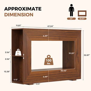 Table de chevet moderne de style mid-century avec 3 tiroirs, station de charge, rangement ouvert et étagères réglables pour chambre à coucher - Product Image 5