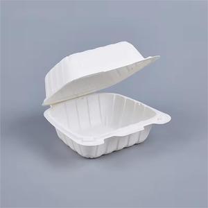 Sinh Thái Thân Thiện Với Microwavable Mfpp Để Đi Nhà Hàng Hộp Ăn Trưa Thực hiện Có Thể Tái Chế Đi Vỏ Sò Bản Lề Nắp Thực Phẩm <span class=keywords><strong>Container</strong></span> - Product Image 4