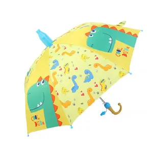 En gros Personnalisé Imperméable À L'eau De Dessin Animé Enfant Enfants Parapluie Avec Bandes Réfléchissantes