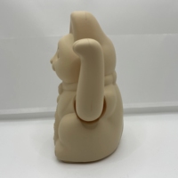 Écologique 15cm Agitant Chanceux Fortune Chat Ornement De Bureau Maneki Neko Feng Shui Chat Allemagne Porcelaine Chat Chanceux