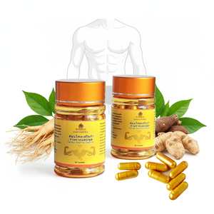 Capsules de puissance diététique naturelle de marque professionnelle avec des ingrédients à base de racine de maca, soutien de la vitalité et de la résistance pour les hommes - Product Image 1