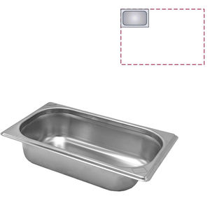 Bandeja Gastronorm GN 1/9, 176X108X6,5H, para Uso en Cocina Comercial - Product Image 2