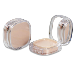 Square Magnet Flip <b>Powder</b> Box Can Hold <b>Powder</b> Puff <b>Powder</b> Box with Mirror - Product Image 3