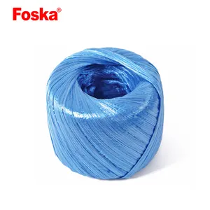 Foska अच्छी गुणवत्ता गर्म बिक्री 100 m रंगीन पीपी प्लास्टिक रस्सी
