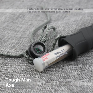 Hacha de rescate para vehículos multifuncional al aire libre, hacha de hueso portátil para cortar a mano - Product Image 4