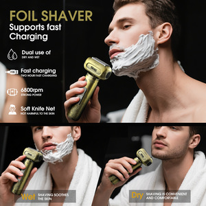Afeitadora eléctrica DSP Foil Shaver para hombres, carga USB, resistente al agua IPX7, 6800 rpm, carga rápida, uso en seco y húmedo - Product Image 1