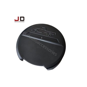 Housse de pneu noire de haute qualité JD AUTO <span class=keywords><strong>pour</strong></span> Land Cruiser 2007-2023 LC70 LC76 LC79 FJ70 FJ75 FJ76 FJ79 - Product Image 2