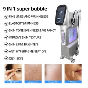Appareil Hydro 9-en-1 Aqua Peel Microdermabrasion Hydratation Soin du Visage H2O2 Oxygénation et Éclat de la Peau avec Prise US - Product Image 4