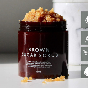 Tẩy Tế Bào Chết Đường Nâu Dưỡng Ẩm Và Tẩy Tế Bào Chết Cho Cơ Thể, Mặt, Tay, Bàn Chân-Chống Sẹo Mụn, Vết Rạn Da - Product Image 3