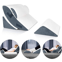 4Pcs Anti Reflux verstellbares Dreieck ortho pä dische Bett Keil Kissen Set Schaum Bett Keil Kissen zum Schlafen