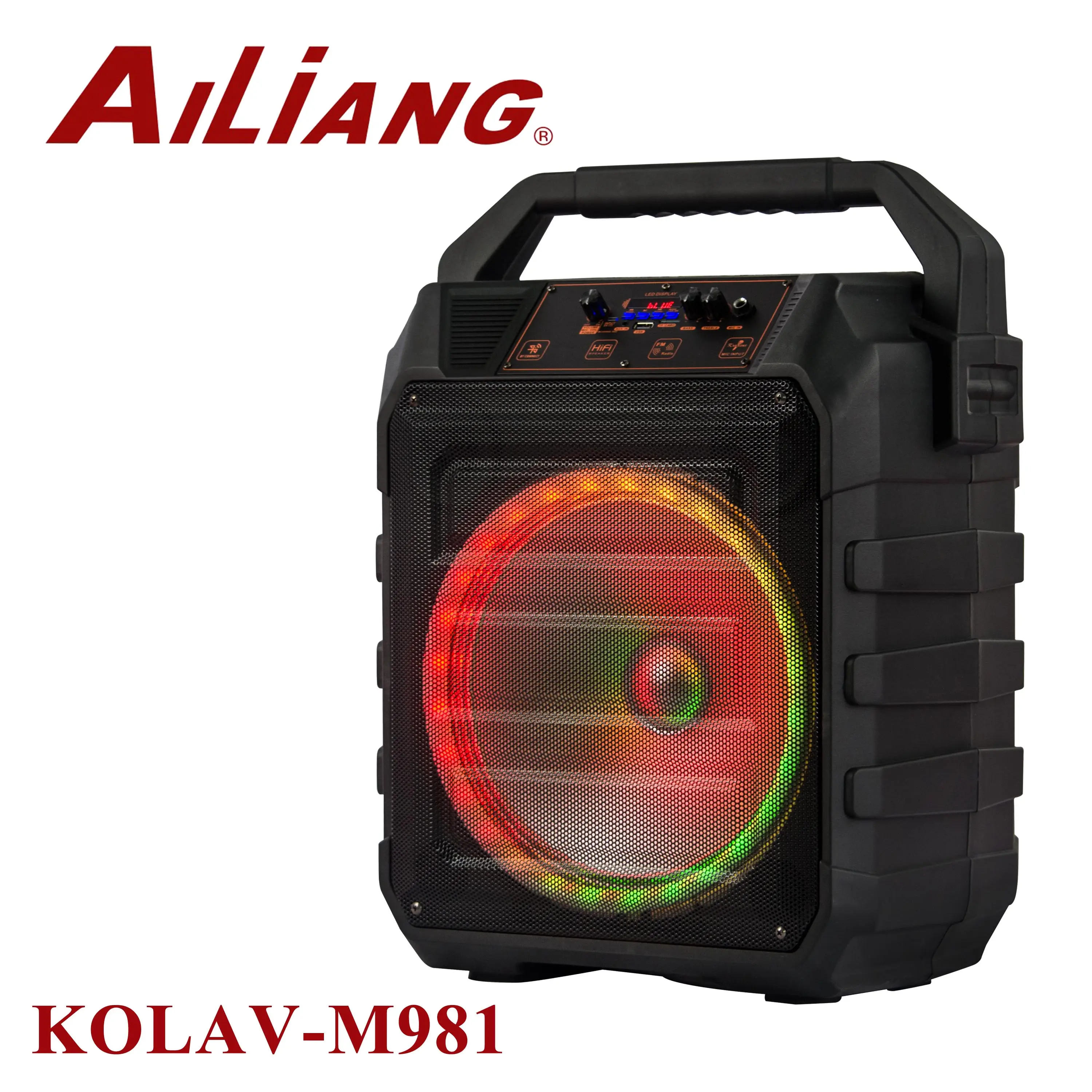 Динамик высокое качество 12 дюймов аккумуляторная модель KOLAV-M981