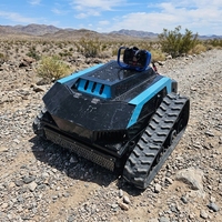 Mesin Pemotong Rumput Mini Robot Crawler Remote Control Laris Manis