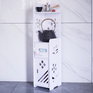 Soporte Multifuncional para <span class=keywords><strong>Baño</strong></span>, <span class=keywords><strong>Mueble</strong></span> de Almacenamiento Junto al Inodoro, Estante de Almacenamiento para Baños Pequeños - Product Image 4