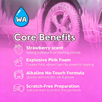 Shampoo pour lavage auto sans contact, qualité professionnelle, prix usine WA, idéal pour voitures, camions, motos