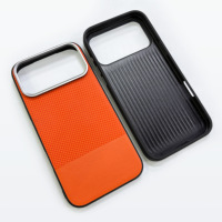 Étui de téléphone en cuir PU à rayures verticales pour iPhone 17 Pro Max, coque arrière antichoc à épissures de couleur, coque hybride magnétique
