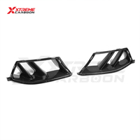 Pare-chocs avant en fibre de carbone sèche XTREME, conduits d'air latéraux style R44, conduits de refroidissement latéraux, prise d'air pour BMW G80 G81 G82 G83 M3 M4