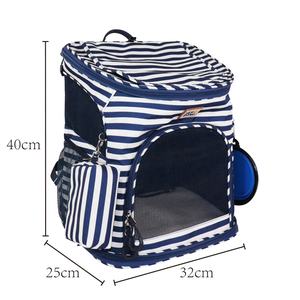 Customized Breathable Foldable Soft Sided Mesh Outdoor Pet Carrying Dog <b>Cat</b> <b>Carrier</b> For Dogs <b>Cats</b> Travel <b>Bag</b> - Product Image 2