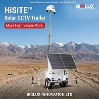 Torre de Vigilancia Móvil Solar de Alta Eficiencia con Sistema de Cámara con IA para Seguridad en Obras de Construcción