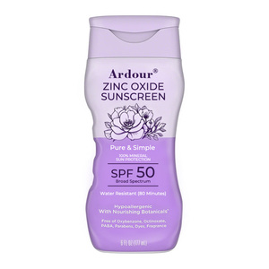 ครีมกันแดดที่บริสุทธิ์และเรียบง่ายครีมกันแดดสเปกตรัม SPF 50กับซิงค์ออกไซด์ - Product Image 5